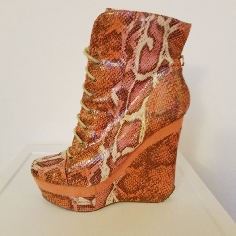 Wedge Platform Boots